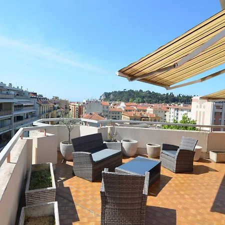 Helianthe - Superbe Appartement Avec Terrasse Vue Mer Et Chateau Au Port De Nice Exterior photo